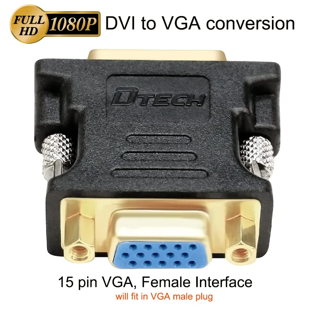 DVI Male to VGA Female Convertor (24+5) view 2